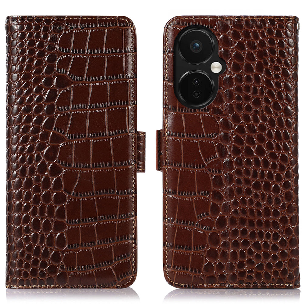 Leather Phone Case for OnePlus Nord CE 3 Lite 5G Nord N30 5G RFID Blocking Crocodile Texture Wallet Stand Drop-proof Phone Cover Leather Phone Case for OnePlus Nord CE 3 Lite 5G Nord N30 5G RFID Blocking Crocodile Texture Wallet Stand Drop-proof Phone Cover